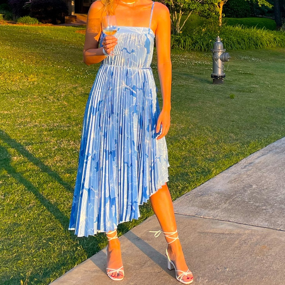 Milly Irene Waterlily Print Dress